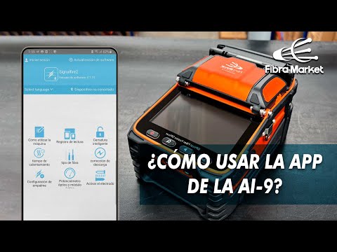 Como usar la aplicacion de la fusionadora AI-9 | FibraMarket