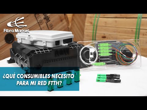 ¿Qué consumibles ocupo para mi red FTTH? | FibraMarket