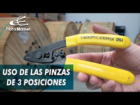 Cual es el uso de las pinzas de 3 posiciones para fibra óptica | FibraMarket