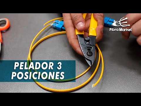 Cómo usar el un pelador de 3 posiciones para fibra óptica | Fibramarket