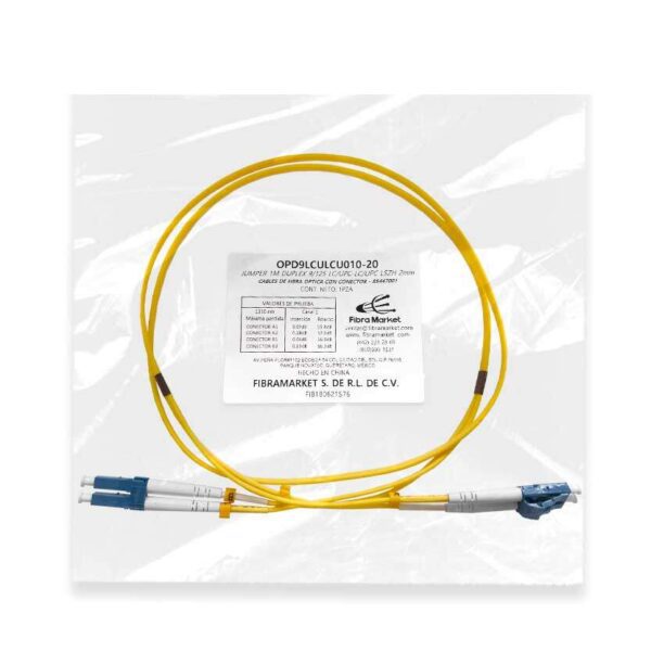 Jumper LC UPC-LC UPC OS2 Duplex 1m