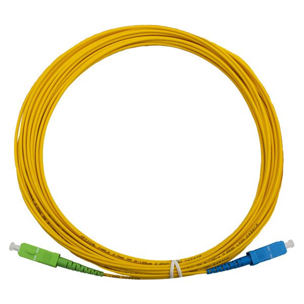 Cable Fibra Óptica SC / APC - SC / APC Monomodo Simplex OS2 9