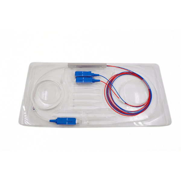 Splitter tubo 1x2 SC/UPC
